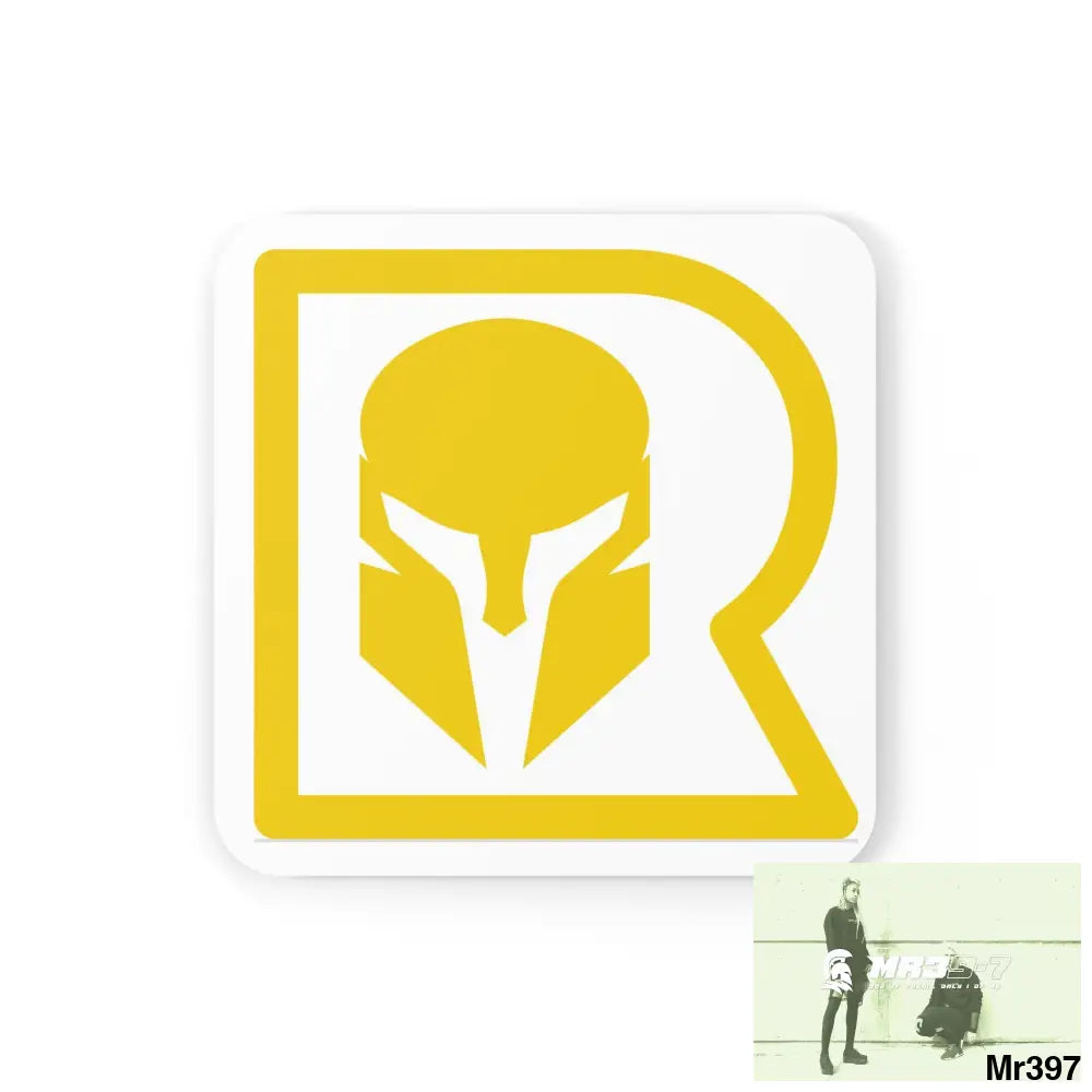 AI Sparta theme Corkwood Coaster Set Cork / 3.75’’ × 3.75’’ / Square Home Decor