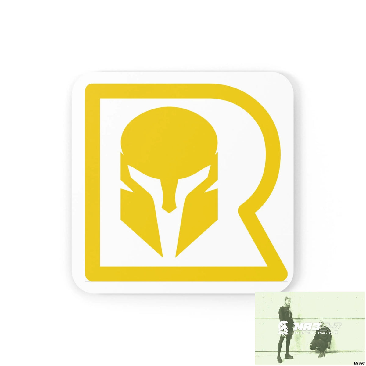 AI Sparta theme Corkwood Coaster Set Cork / 3.75’’ × 3.75’’ / Square Home Decor