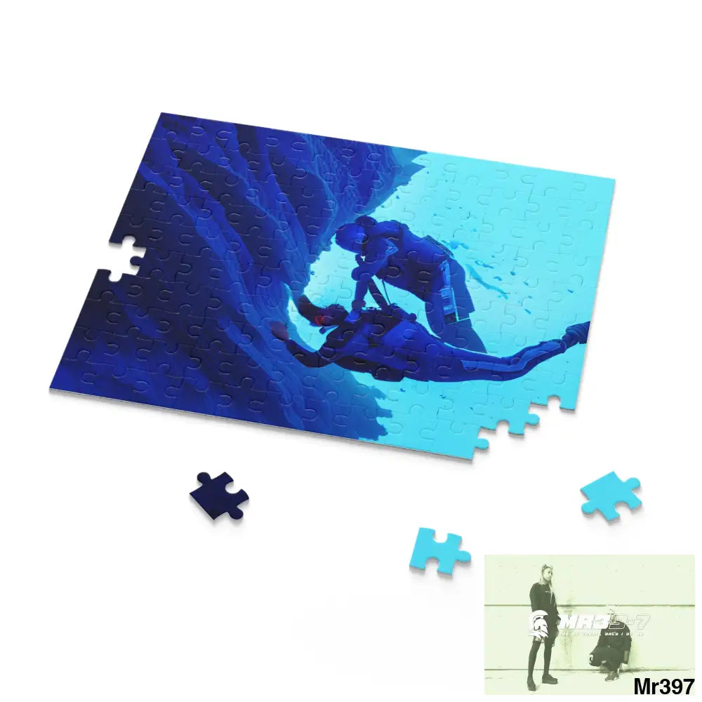 AI Special Dive Days Dahab to Eyton Window View #No11 No 22 Gods Intervention Puzzle (120 252 500-Piece) Puzzle
