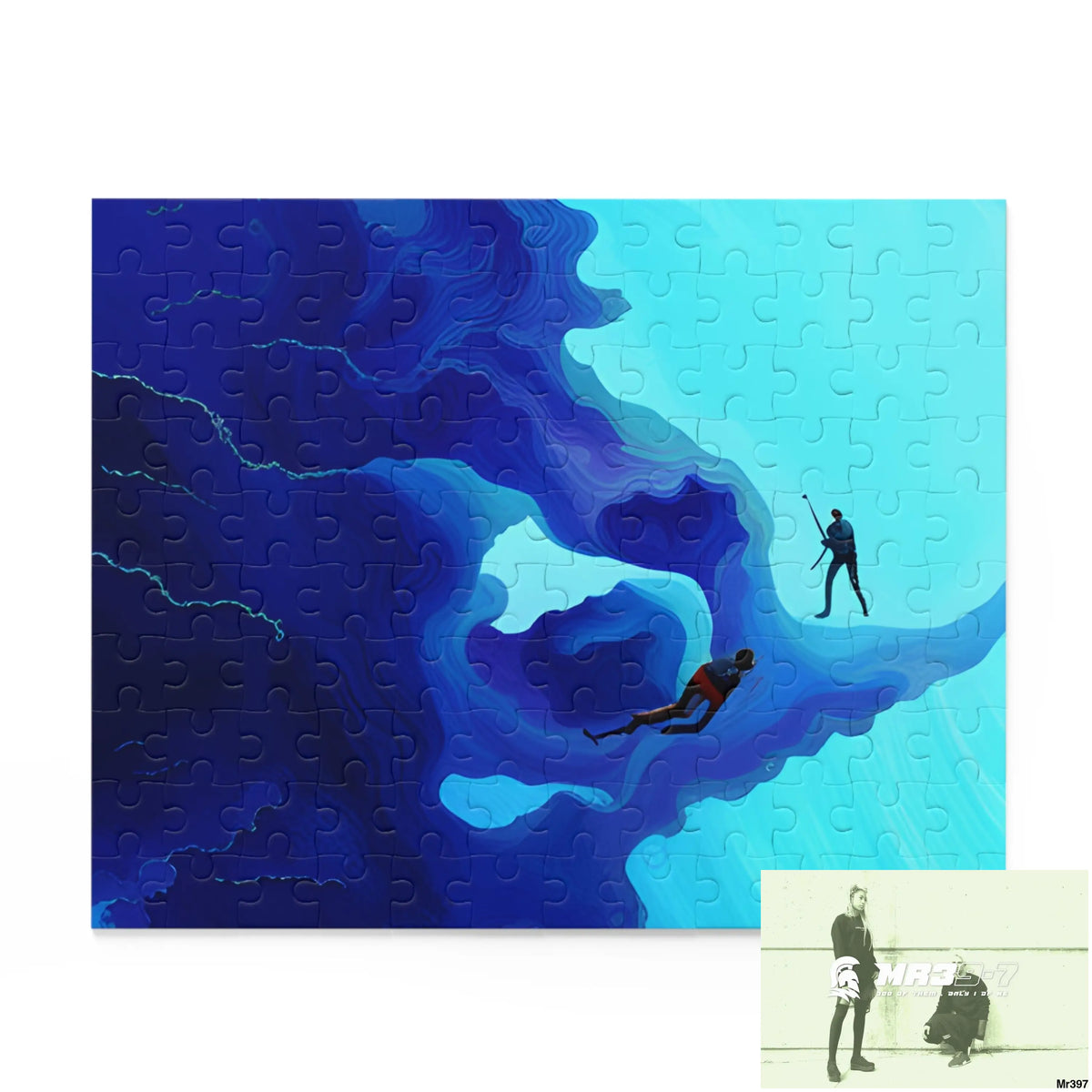AI Special Dive Days Dahab to Eyton Window View #NO6 No 22 Gods Intervention Puzzle (120 252 500-Piece) 10’’ × 8’’ (120