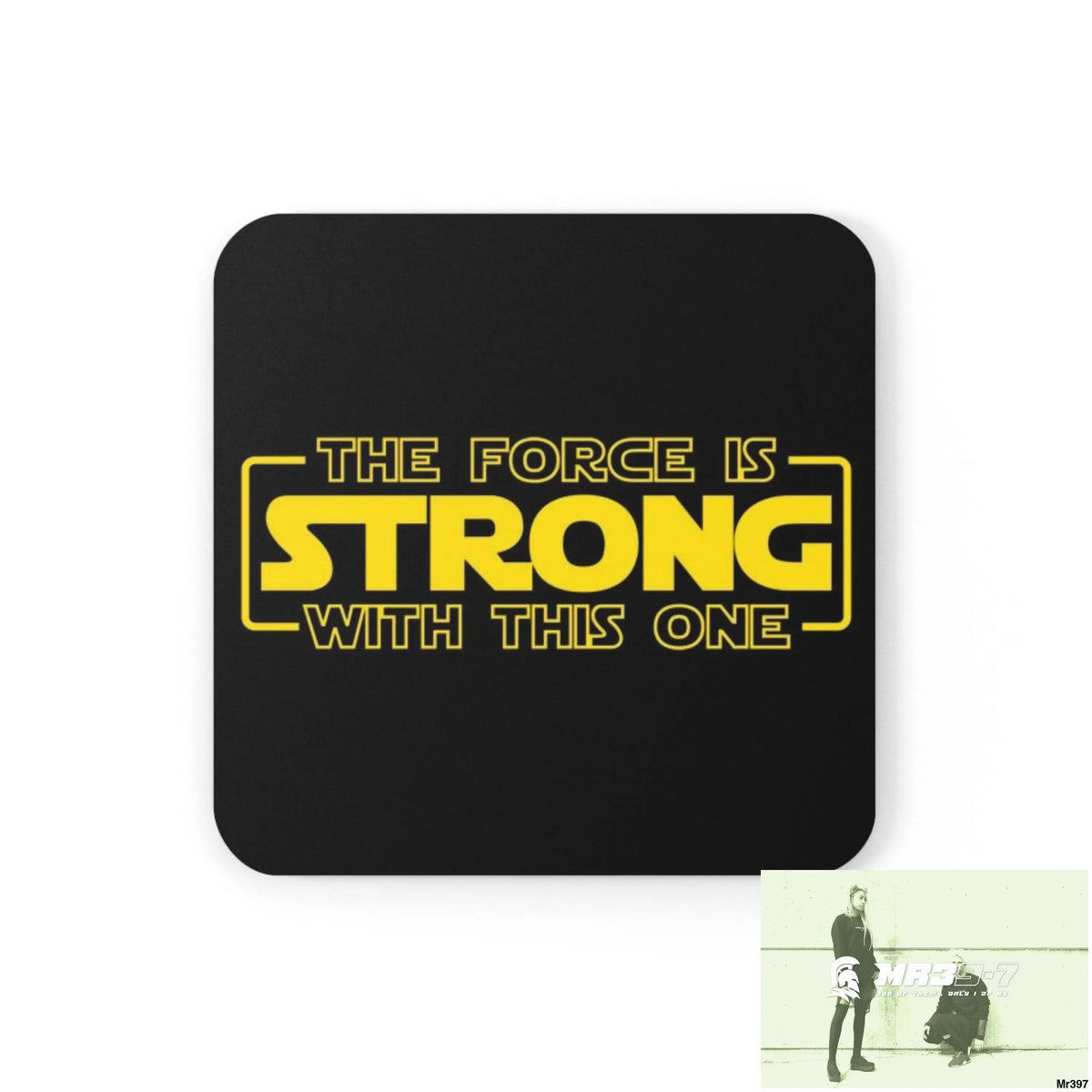 AI Star Wars mash up theme Corkwood Coaster Set Cork / 3.75’’ × 3.75’’ / Square Home Decor