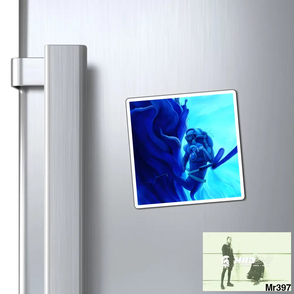 AI Theme -Scuba dive Vigilante Dahab Magnet Paper products