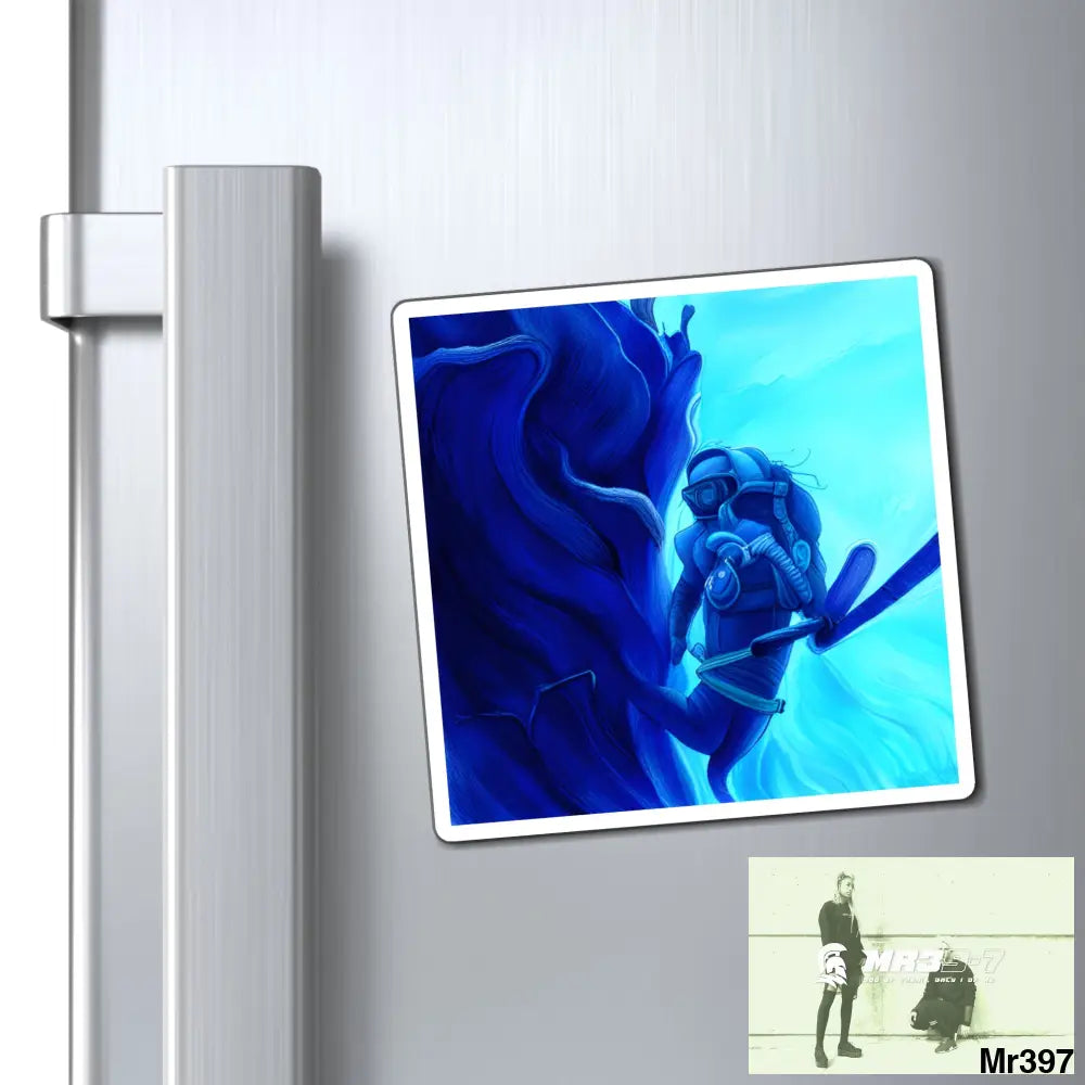 AI Theme -Scuba dive Vigilante Dahab Magnet Paper products