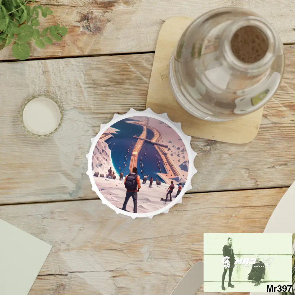 AI Themed Vigilante NE Africa Magnetic Bottle Opener One size / White Accessories