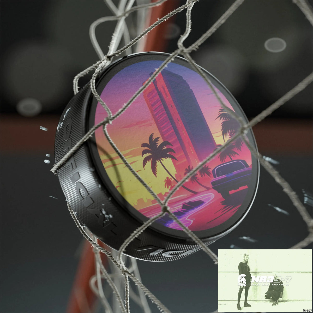 AI Vice theme Hockey Puck 3’’ Accessories