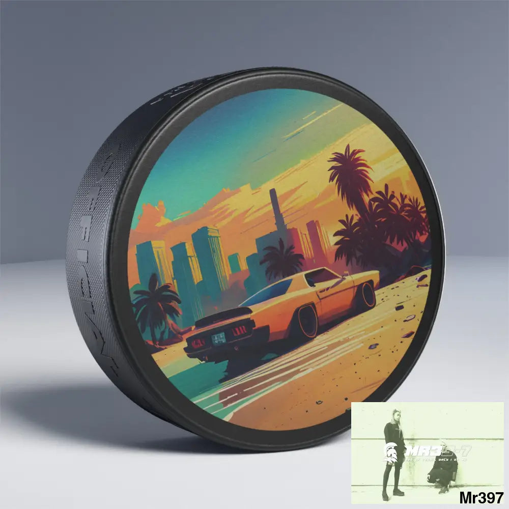 AI Vice theme Hockey Puck 3’’ Accessories