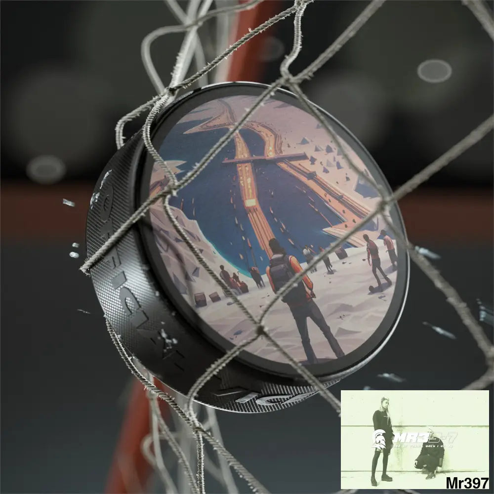 AI Vice theme Zanzibar to Kenya Hockey Puck 3’’ Accessories