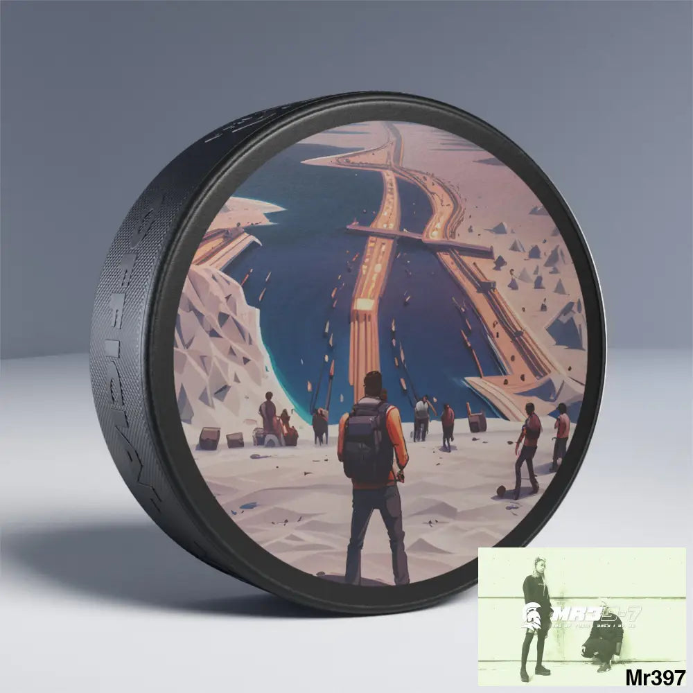 AI Vice theme Zanzibar to Kenya Hockey Puck 3’’ Accessories