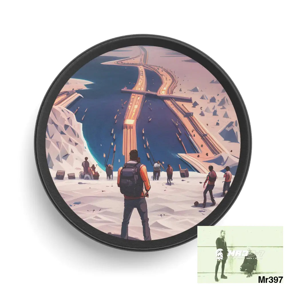 AI Vice theme Zanzibar to Kenya Hockey Puck 3’’ Accessories