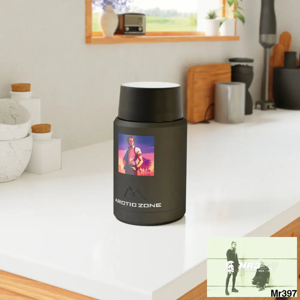 AI Vice themed Vigilante Titan Copper Insulated Food Storage 16.9oz / Black Accessories