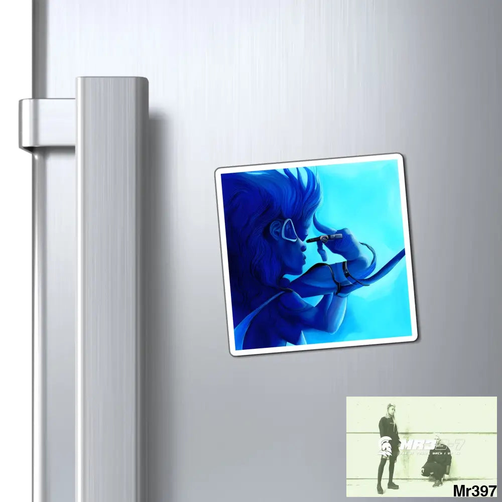 AI- Vigilant Vice Scuba dive Dahab theme Magnet Paper products