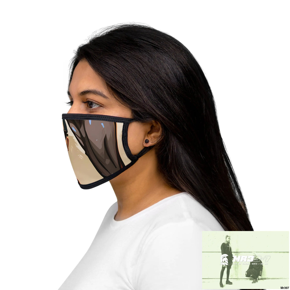 AI Vigilante threat theme Mixed-Fabric Face Mask One size Accessories