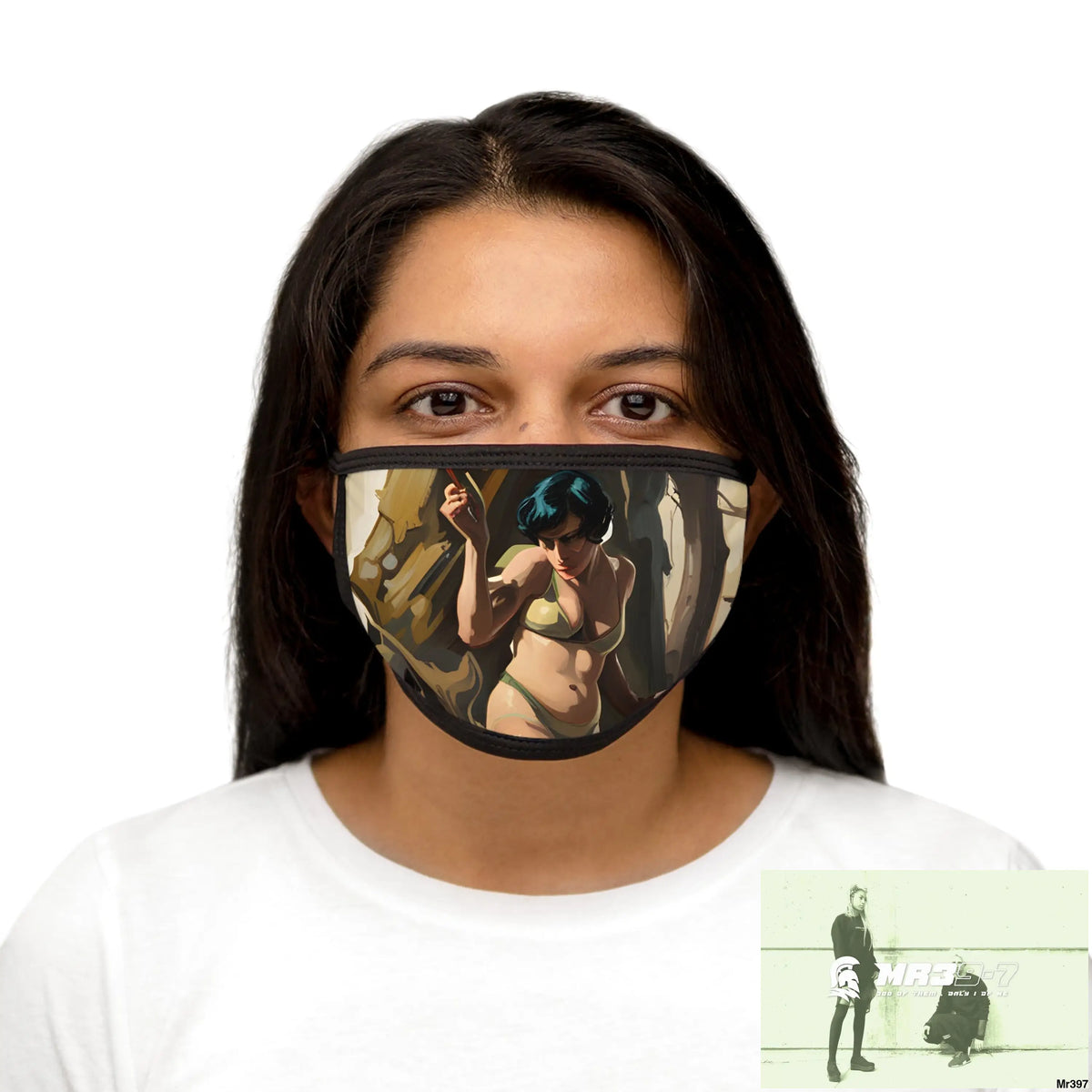 AI Vigilante threat theme Mixed-Fabric Face Mask One size Accessories