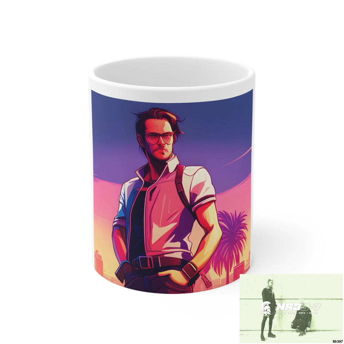 AI Vigilante Vice Ceramic Mug 11oz 11oz Mug