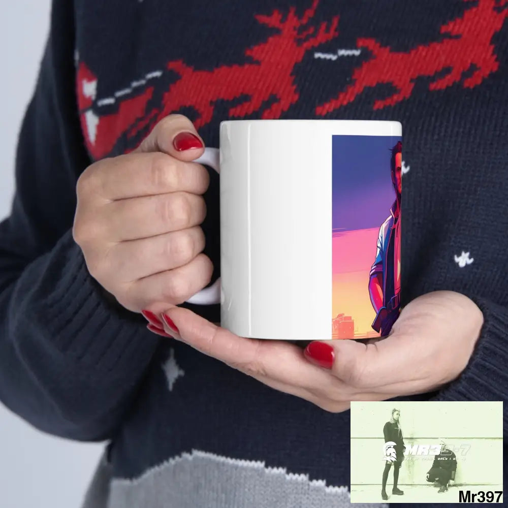 AI Vigilante Vice Ceramic Mug 11oz 11oz Mug