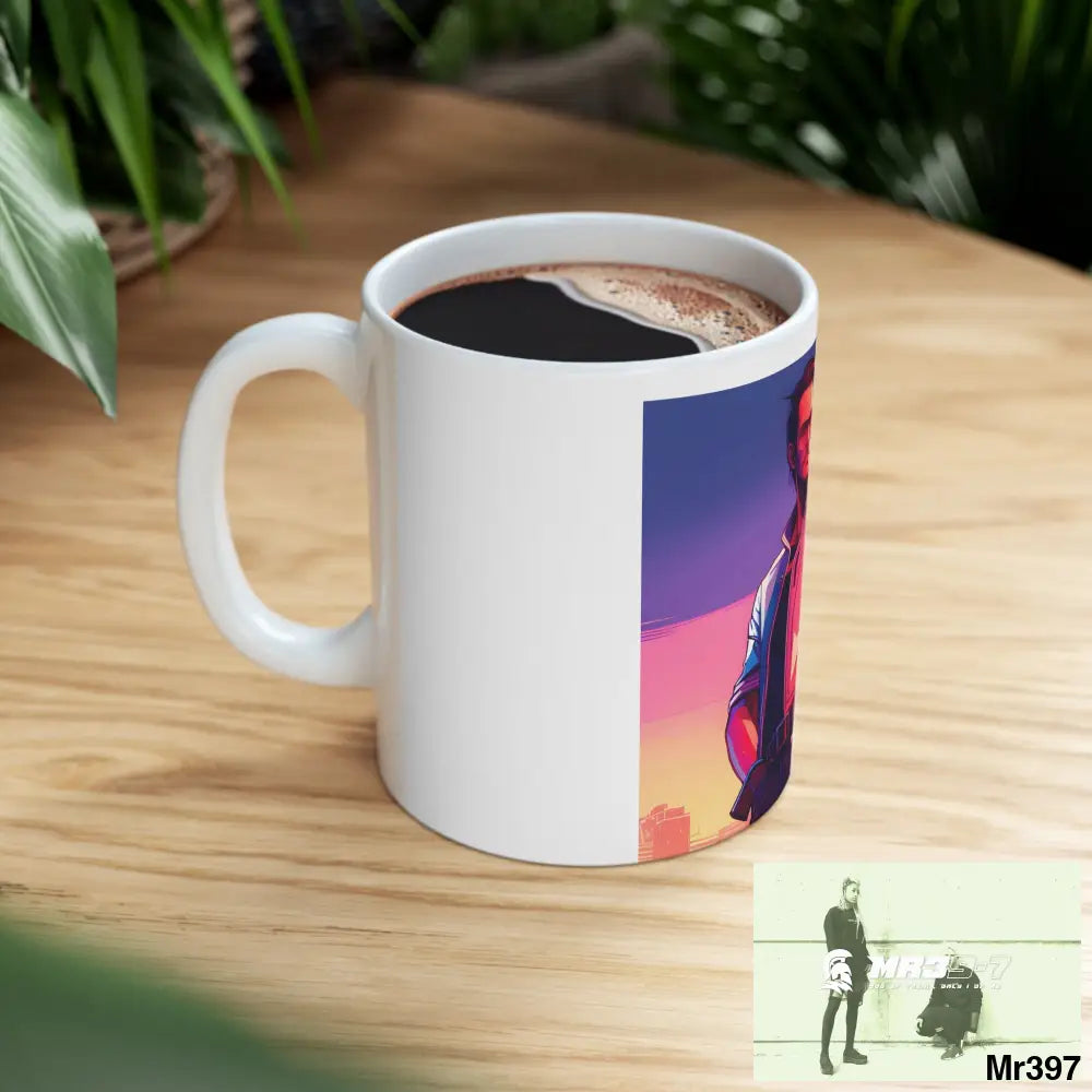 AI Vigilante Vice Ceramic Mug 11oz 11oz Mug