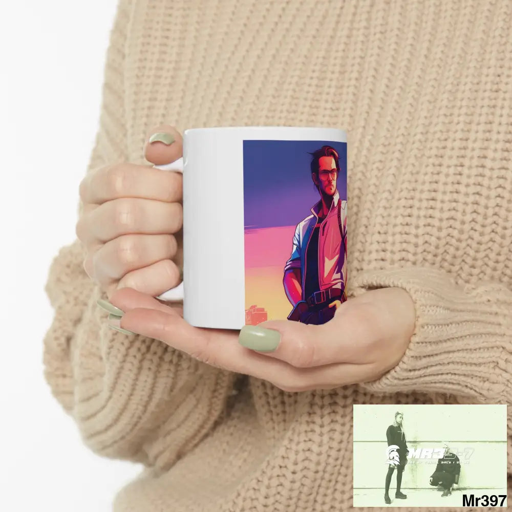 AI Vigilante Vice Ceramic Mug 11oz 11oz Mug