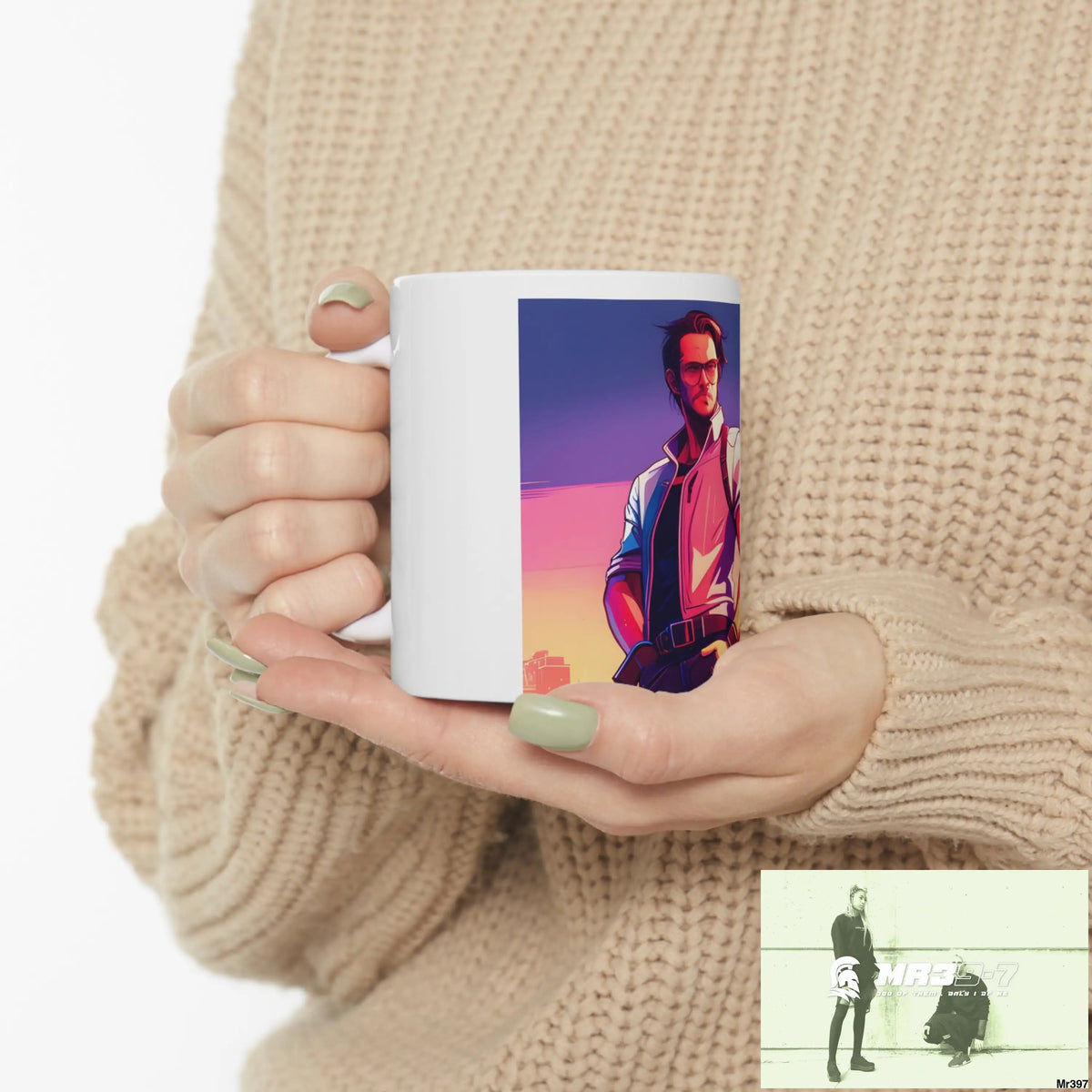 AI Vigilante Vice Ceramic Mug 11oz 11oz Mug