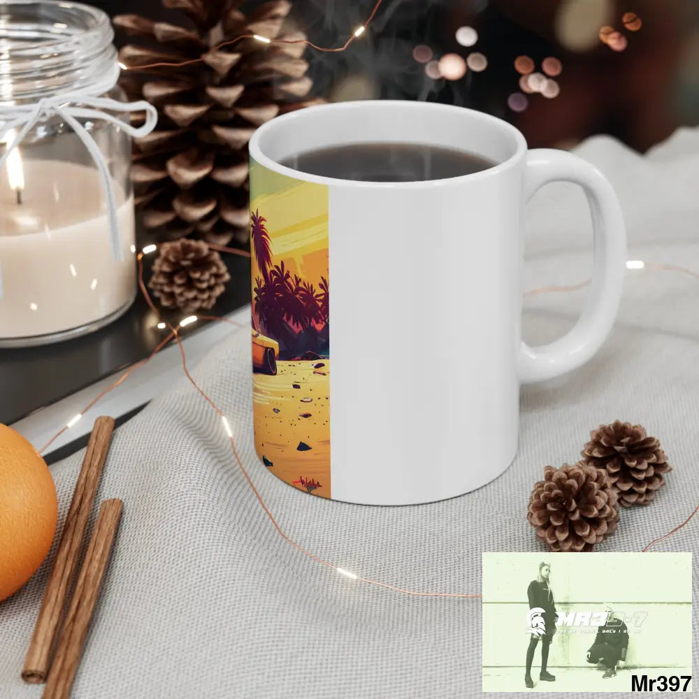 AI Vigilante Vice theme Ceramic Mug 11oz 11oz Mug