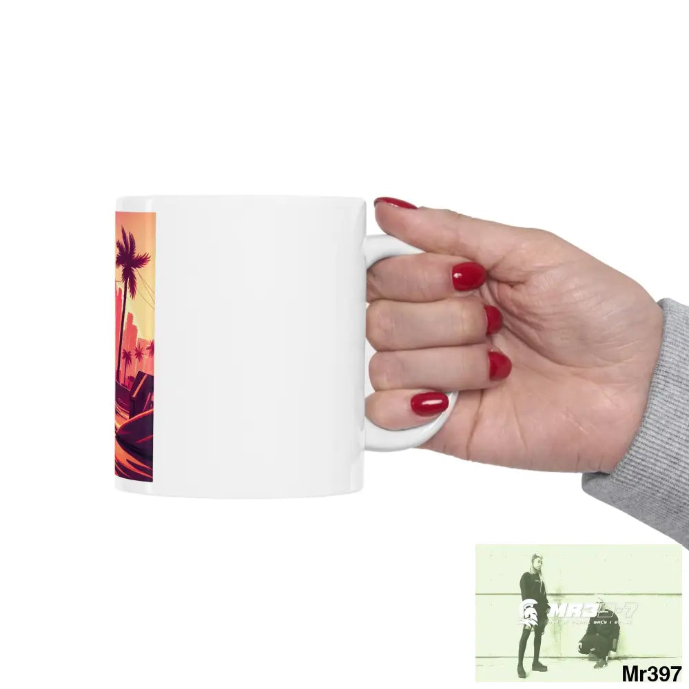 AI Vigilante Vice theme Ceramic Mug 11oz 11oz Mug