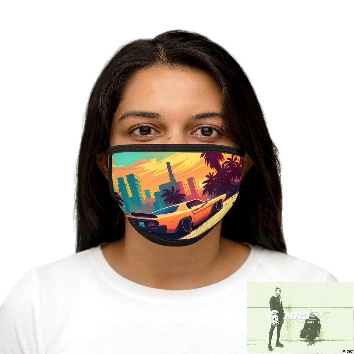 AI Vigilante Vice theme Mixed-Fabric Face Mask One size Accessories