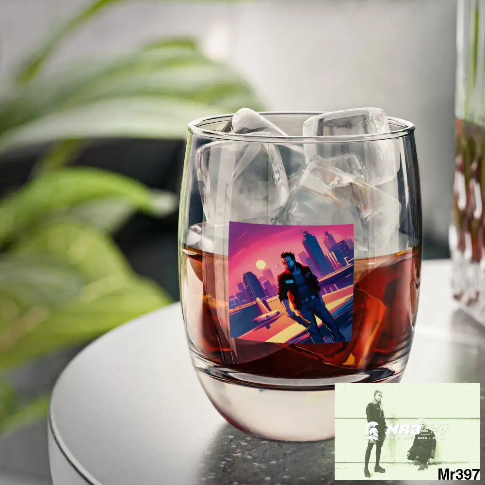AI Vigilante vice theme Whiskey Glass 6oz Mug