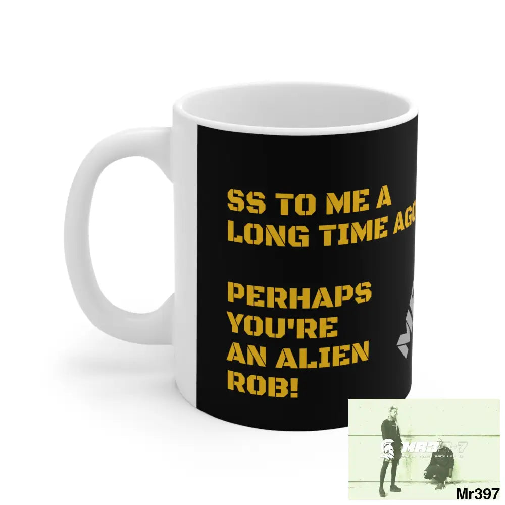 Alien in cool sunglasses Ceramic Mug 11oz 11oz Mug