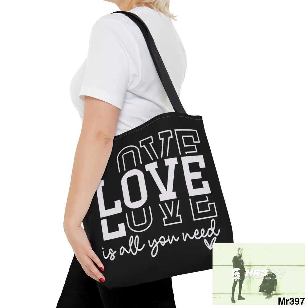 all you need is Love Tote Bag (AOP) Bags