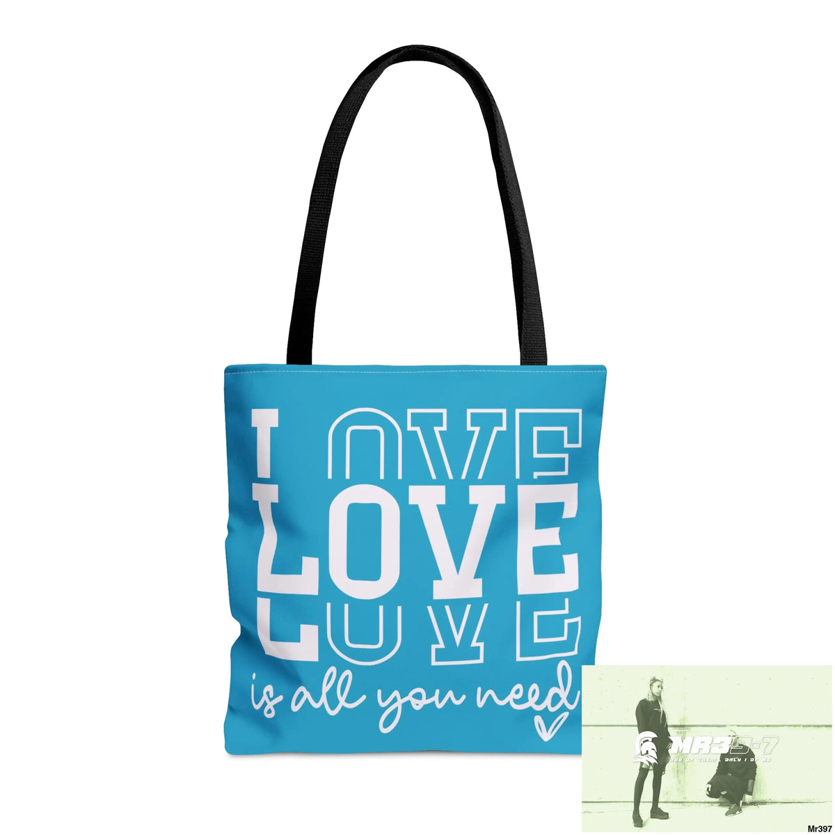 All you need is Love Tote Bag (AOP) Medium Bags