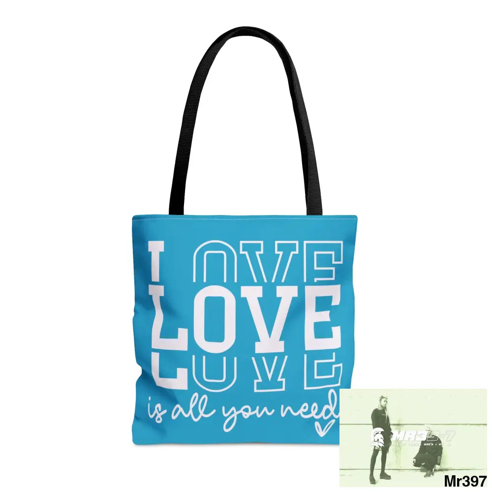 All you need is Love Tote Bag (AOP) Medium Bags