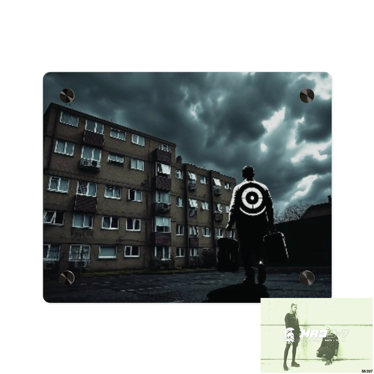 Arrival Death Flat 2628 days Covert Failures Ltd Edition no 22 Acrylic Wall Art Panels 10″ x 8″ (Horizontal) / 0.25’’