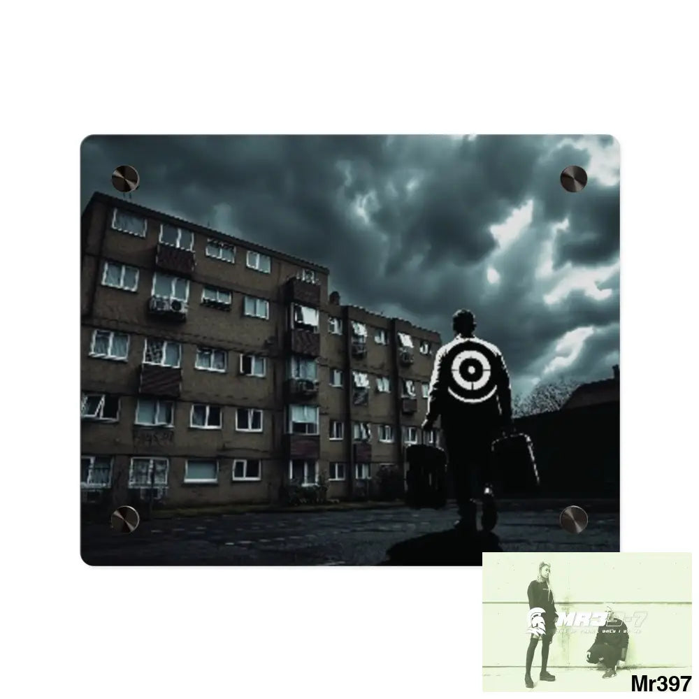 Arrival Death Flat 2628 days Covert Failures Ltd Edition no 22 Acrylic Wall Art Panels 10″ x 8″ (Horizontal) / 0.25’’