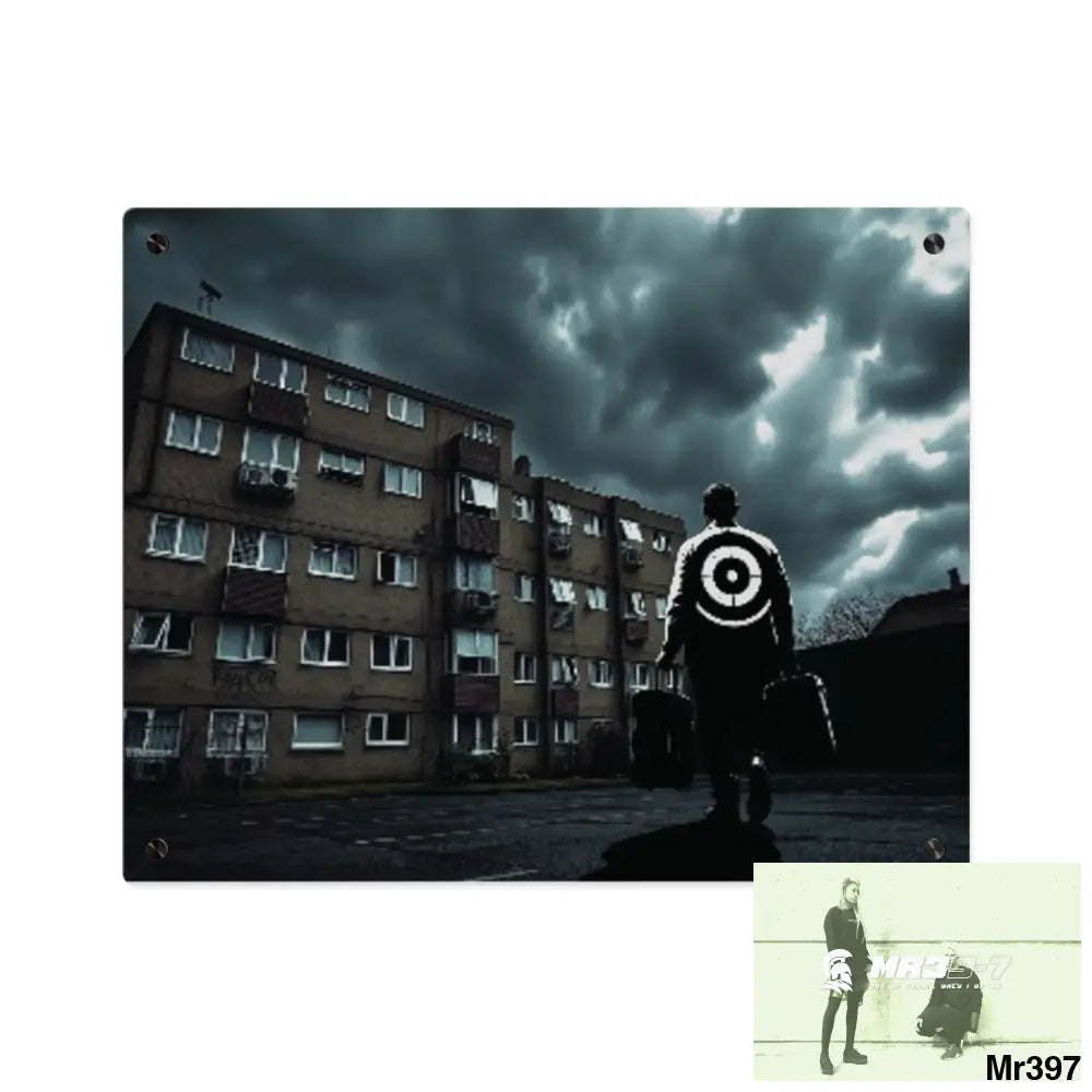 Arrival Death Flat 2628 days Covert Failures Ltd Edition no 22 Acrylic Wall Art Panels 20″ x 16″ (Horizontal) / 0.25’’