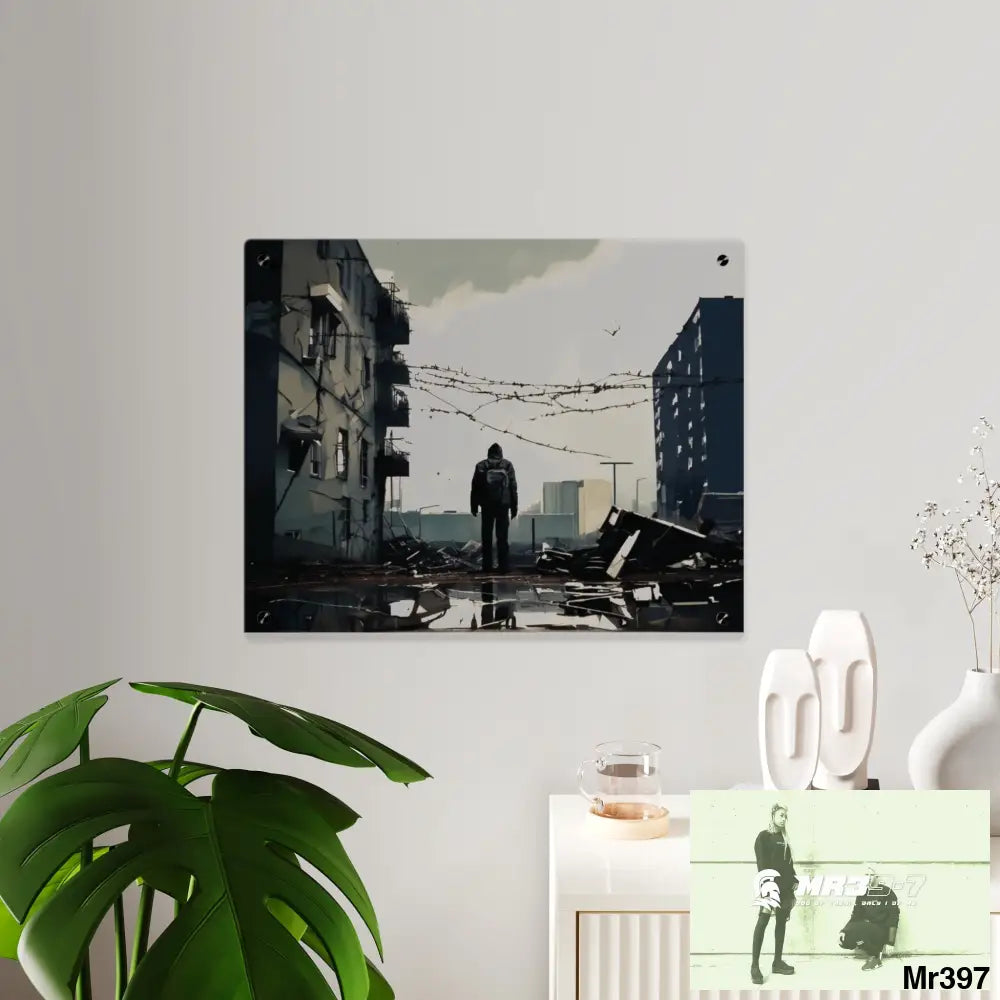 Arrival no 3 Death Flat 2628 days Covert Failures Ltd Edition no 22 Acrylic Wall Art Panels Home Decor