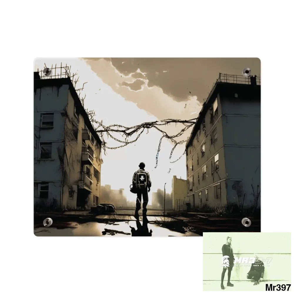 Arrival no 4 Death Flat 2628 days Covert Failures Ltd Edition no 22 Acrylic Wall Art Panels Home Decor