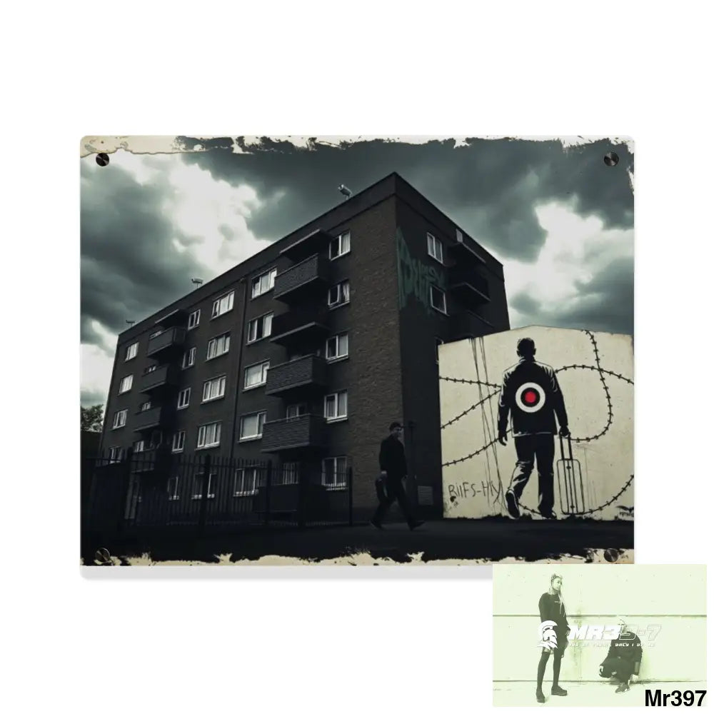 Arrival no2 Death Flat 2628 days Covert Failures Ltd Edition no 22 Acrylic Wall Art Panels 20″ x 16″ (Horizontal)