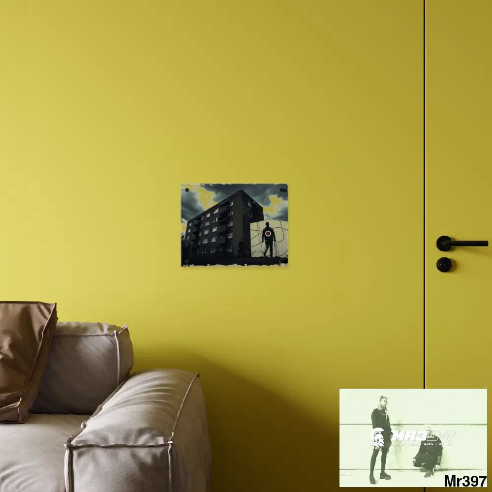 Arrival no2 Death Flat 2628 days Covert Failures Ltd Edition no 22 Acrylic Wall Art Panels Home Decor