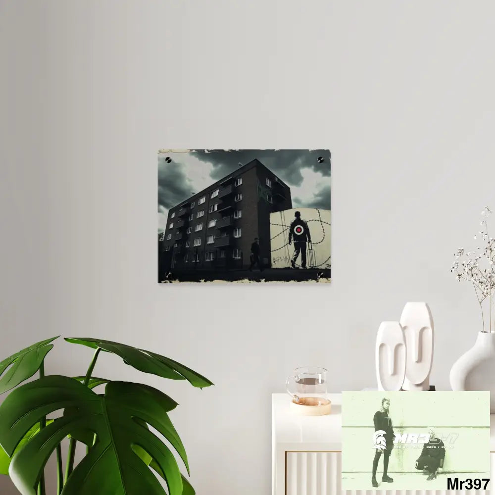 Arrival no2 Death Flat 2628 days Covert Failures Ltd Edition no 22 Acrylic Wall Art Panels Home Decor