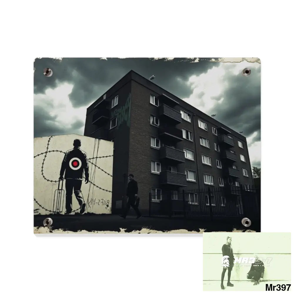 Arrival no2 Death Flat 2628 days Covert Failures Ltd Edition no 22 Acrylic Wall Art Panels Home Decor