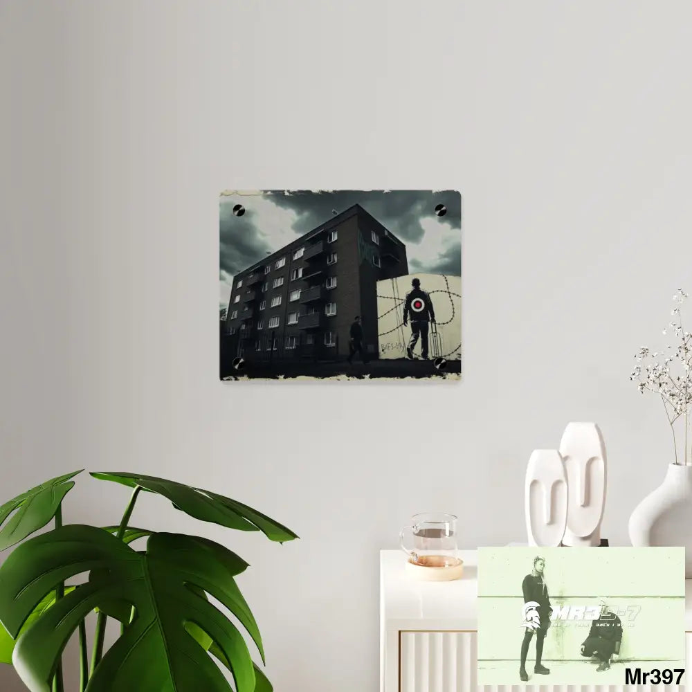 Arrival no2 Death Flat 2628 days Covert Failures Ltd Edition no 22 Acrylic Wall Art Panels Home Decor