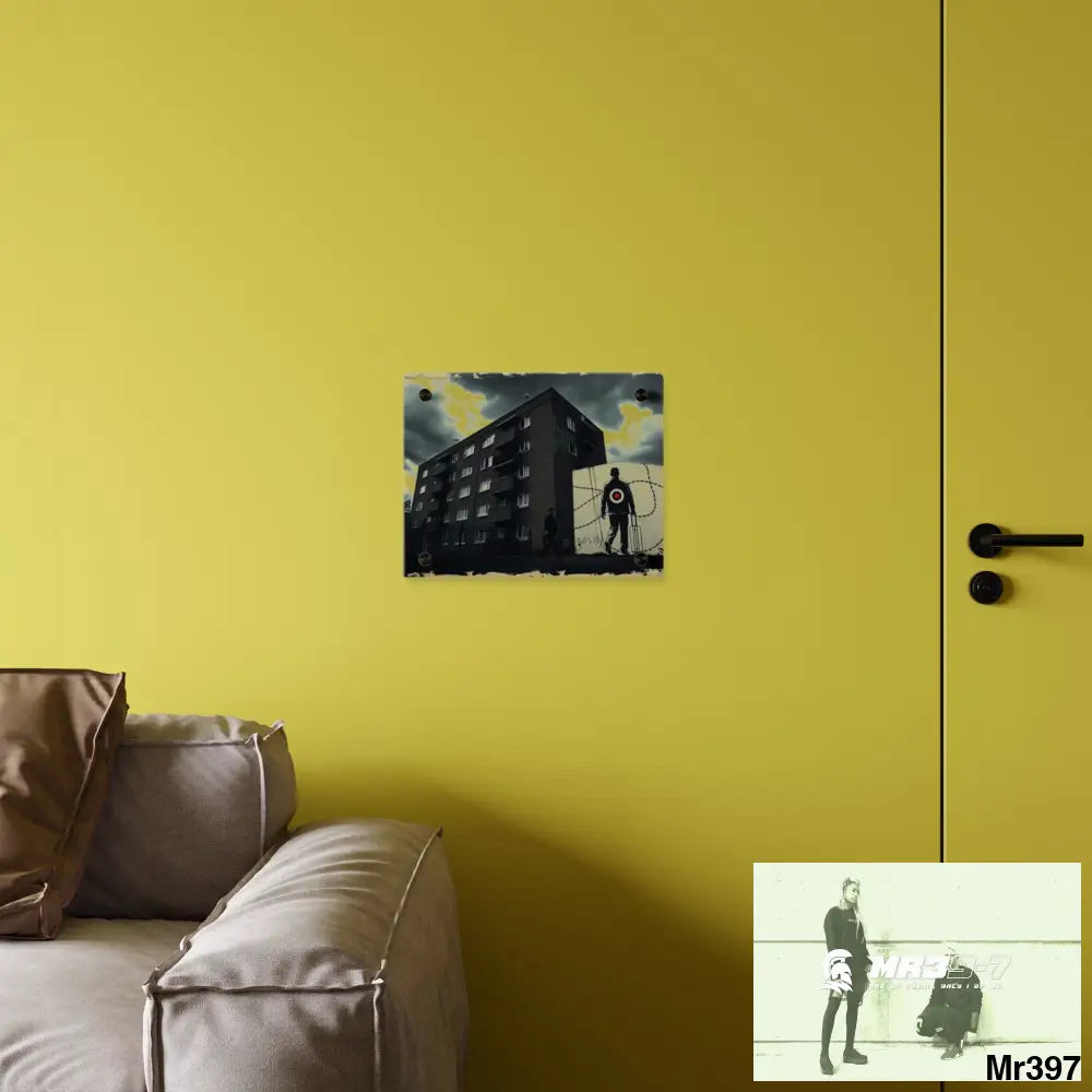 Arrival no2 Death Flat 2628 days Covert Failures Ltd Edition no 22 Acrylic Wall Art Panels Home Decor