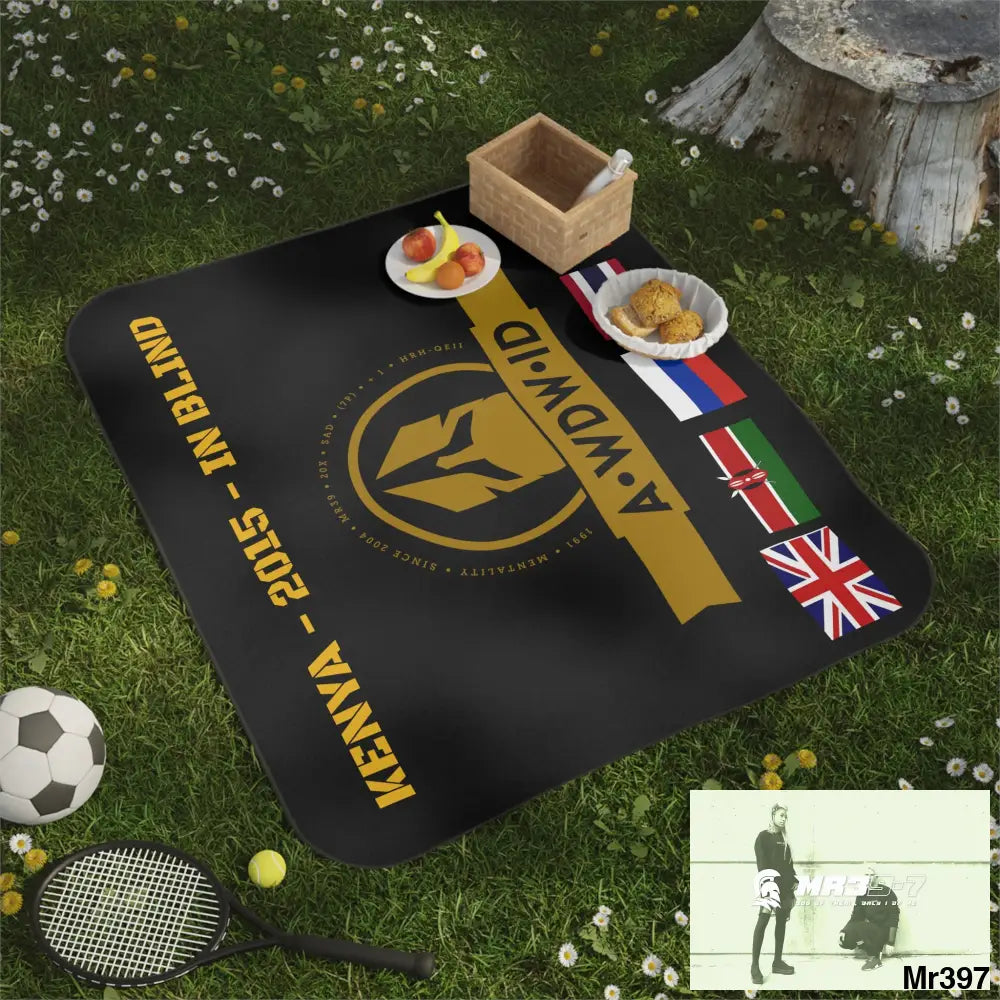 AWDW.ID Kenya Picnic Blanket 61’’ × 51’’ Home Decor