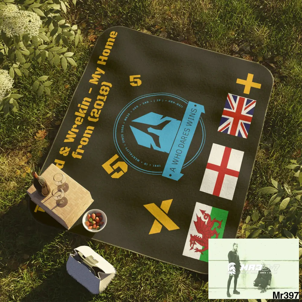 AWDW MY HOME Picnic Blanket 61’’ × 51’’ Home Decor