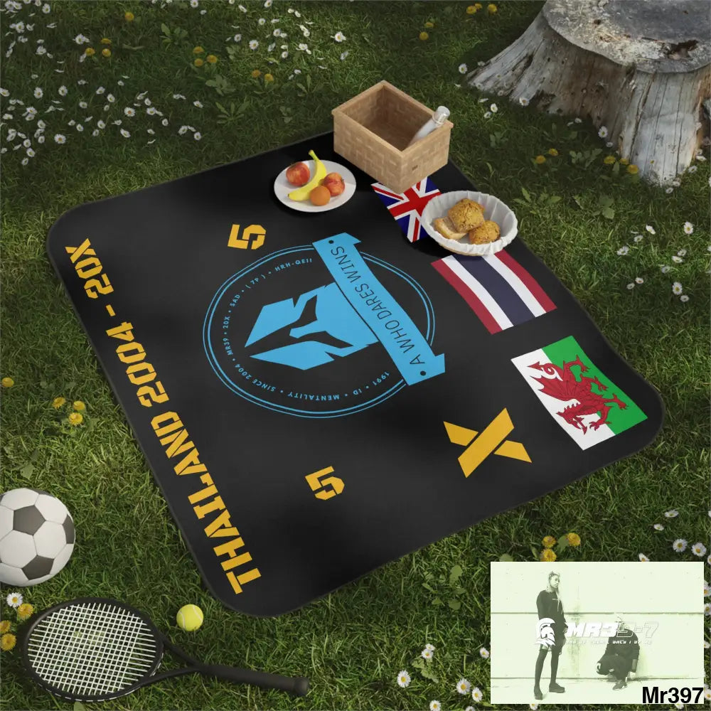 AWDW Thailand 04-10 Picnic Blanket 61’’ × 51’’ Home Decor