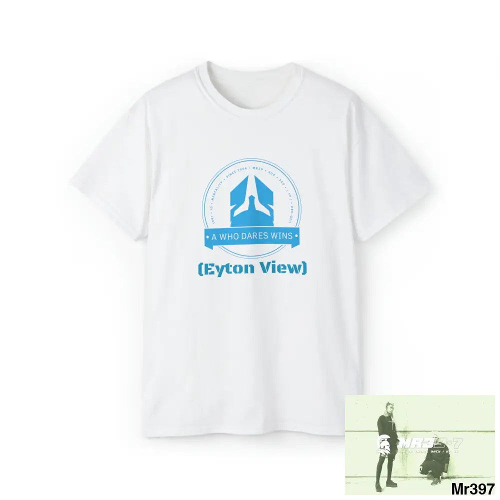 AWDW Vigilante Eyton View Unisex Ultra Cotton Tee Ltd Edition White / S T-Shirt