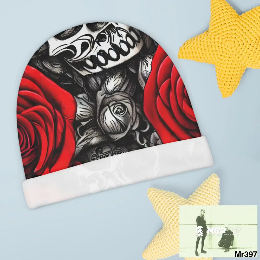 Baby Beanie (AOP) One size / White All Over Prints