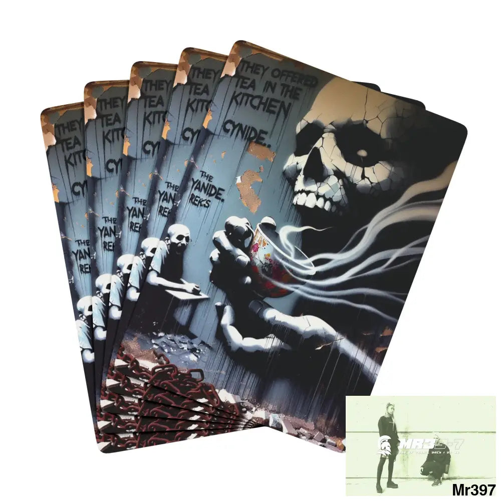 Banksy Inspired Inside A Mental Health VAR Cyanide Tea Assassination failure A1WDW December 2013 1 Ltd Edition Custom