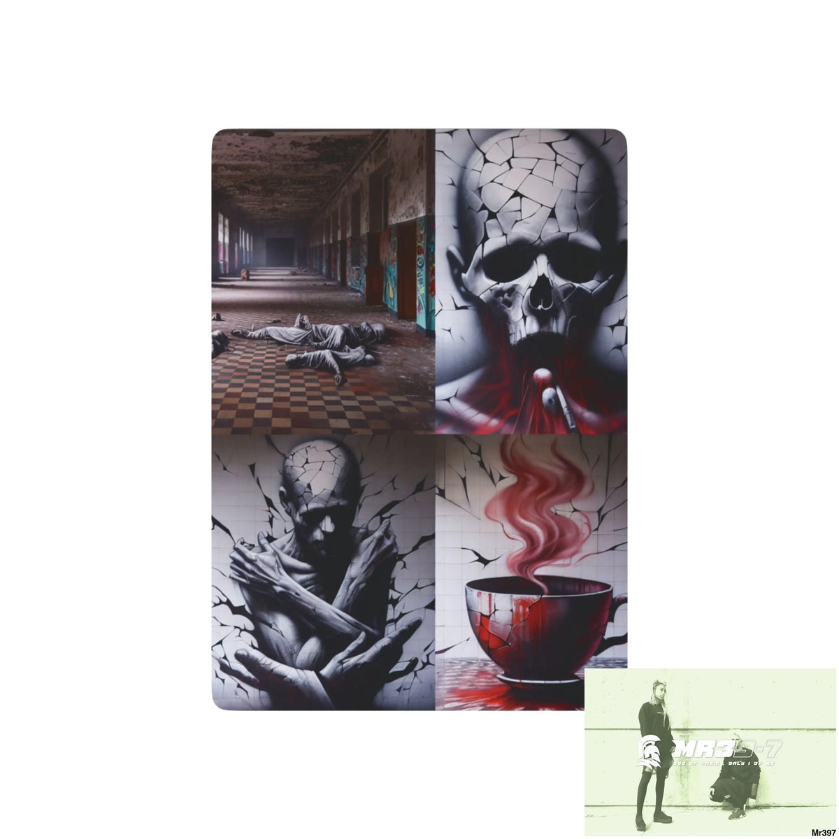 Banksy Inspired Inside A Mental Health VAR Cyanide Tea Assassination failure A1WDW December 2013 no5 part 2 Ltd Edition