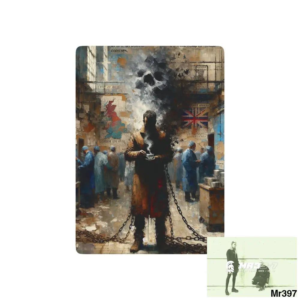 Banksy Inspired Inside A Mental Health VAR Cyanide Tea Assassination failure A1WDW December 2013 no6 part 2 Ltd Edition