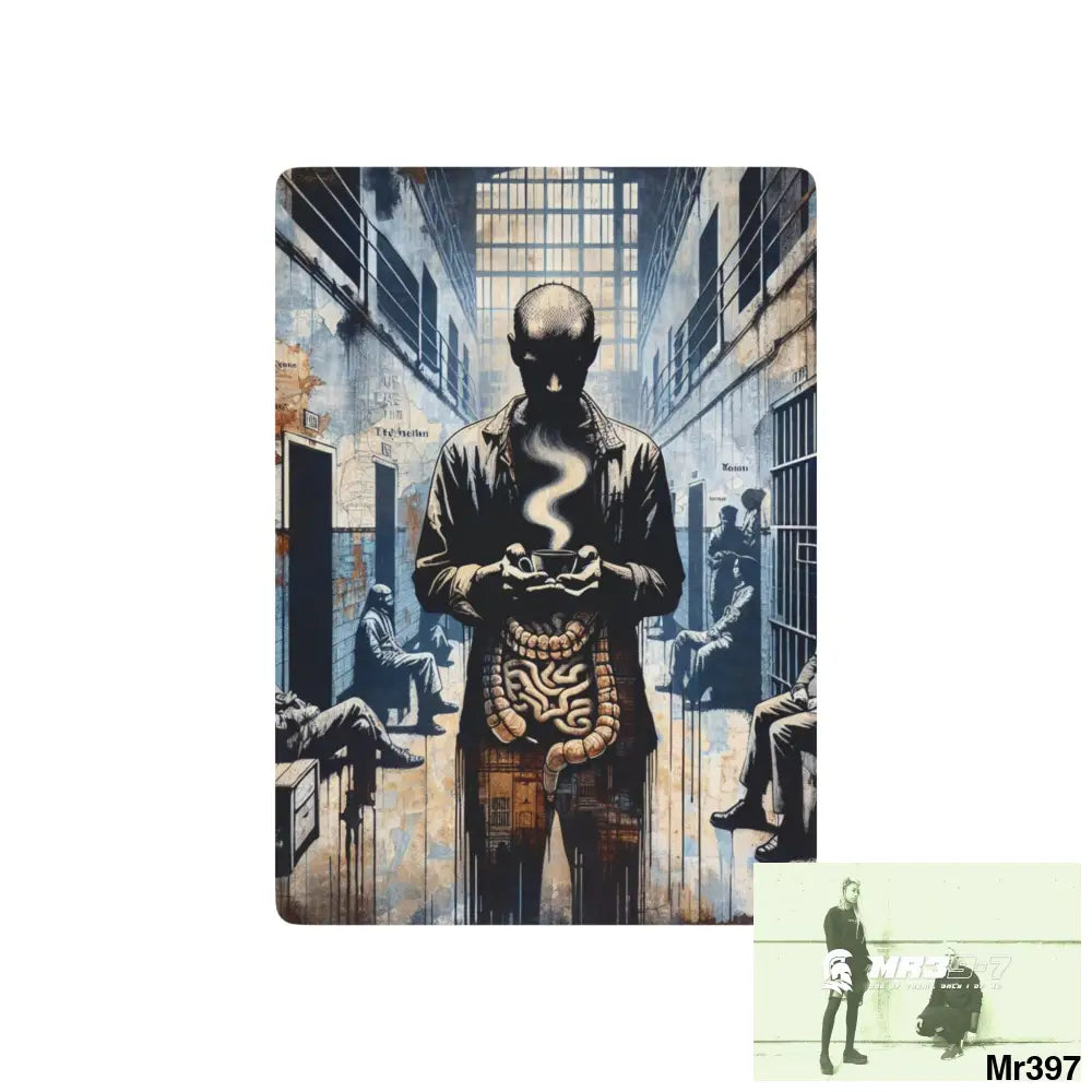 Banksy Inspired Inside A Mental Health VAR Cyanide Tea Assassination failure A1WDW December 2013 no7 part 2 Ltd Edition